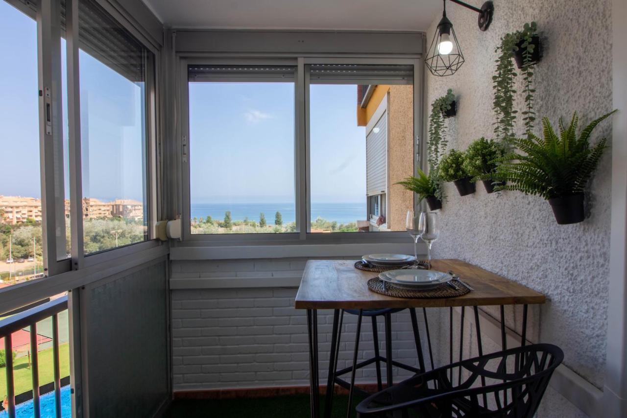 Larios Dos 504. Estudio Con Vistas Al Mar Cerca De La Playa Torrox Dış mekan fotoğraf
